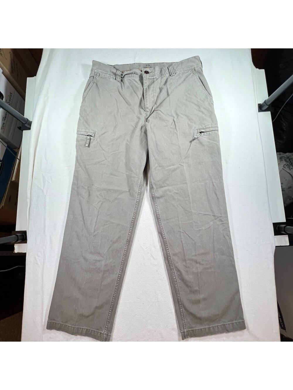 Dockers Pacific Crossover Cargo Pants 38x32 Gray Casual Workwear